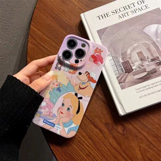 เคสVivo V27 เคส Vivo V27 Pro เคส Vivo V27E เคส Vivo V25 Pro 5G เคส เคสโทรศัพท์มือถือแบบแข็ง กันกระแทก ลายการ์ตูนอลิซ สําหรับ