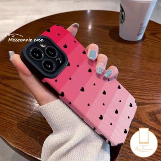 เคสโทรศัพท์มือถือหนัง ซิลิโคนนิ่ม Tpu กันกระแทก ไล่โทนสี หรูหรา สําหรับ iPhone 11 12 14 13 Pro Max X 7 8 Plus XR XS Max 7Plus