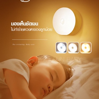 โคมไฟLED โคมไฟหัวเตียง ไฟ LED ปรับได้ 3 สี ยึดผนังด้วยแม่เหล็ก AO06