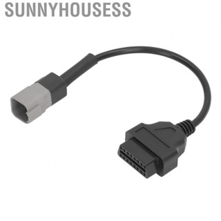 Sunnyhousess 6PIN to 16PIN Diagnostic Cable Adapter Replacement for CAN‑AM MOTO ATV UTV Motorcycle Bike Adapter Auto  OBDII  Cable