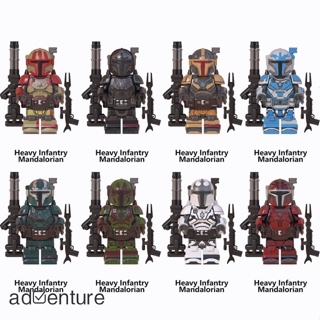 Adven พร้อมส่ง บล็อกตัวต่อฟิกเกอร์ Wm6094 Heavy Infantry Mandalorian Star Wars ของเล่นสําหรับเด็ก