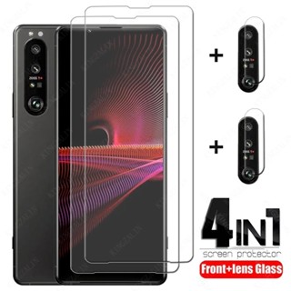 4in1 Camera Lens Screen Protector Tempered glass for Sony Xperia 10v 1V 10 1 V 5G 2023 XQDQ62/B, XQ-DQ72 DQ62 DQ72 Protective film