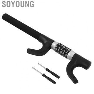 Soyoung Wheel Keyless Password Lock Steering Wheel Lock Durable High Security for Vans