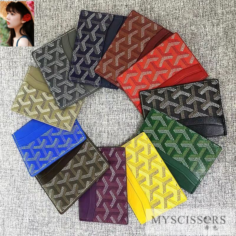 ผู ้ ถือบัตร goyard goyard Card Holder Passport Bag Unisex Multifunctional Goya Bag Card Holder Coin