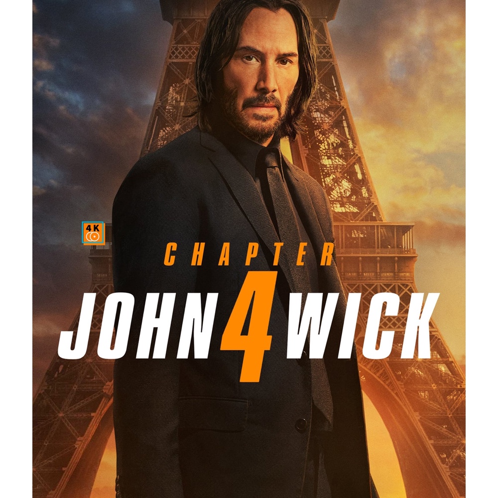 หนัง Bluray ออกใหม่ John Wick 4 (2023) แรงกว่านรก 4 (เสียงอังกฤษ/ไทย | ซับไทย/อังกฤษ) Blu-ray บลูเรย