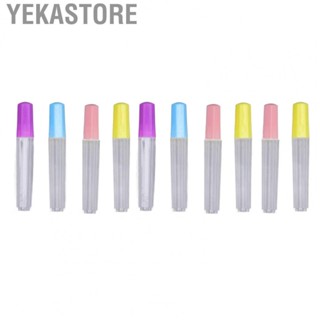 Yekastore 10Pcs Sewing  Container  Storage Tubes Foe Felting Sewing