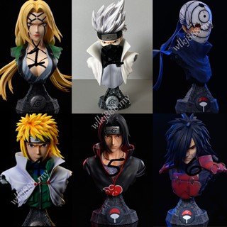 โมเดลฟิกเกอร์ รูปปั้นนารูโตะ Itachi Namikaze Minato Hatake Kakashi Tsunate Chest สําหรับตกแต่งสํานักงาน