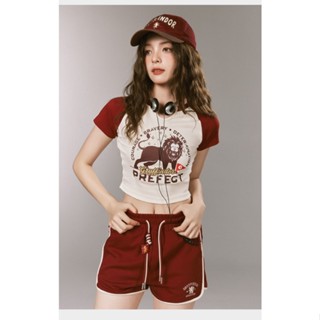 [Kyouko] Harry Potter Shorts Womens 2023 Summer New Casual Loose กางเกงขาสั้นกางเกงวอร์ม พละ แฮร์รี่ พอตเตอร์ ใส่สบาย