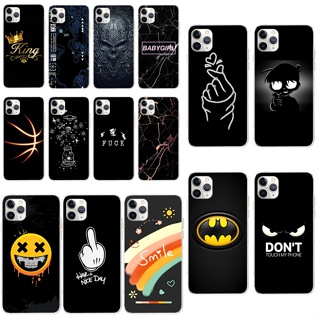 H3 Apple Iphone 11 pro เคส TPU นิ่ม ซิลิโคน ป้องกัน เคสโทรศัพท์ เคสโทรศัพท์ สีดํา