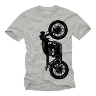  พิมพ์ลาย [S-5XL]เสื้อยืดแขนสั้น Cafe Racer Mens Cb 500 สําหรับผู้ชาย