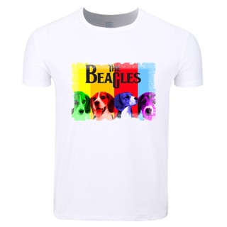 ดูดีนี่ เสื้อยืดแขนสั้น พิมพ์ลาย The Beagles Beagle Dog สําหรับผู้ชาย Hcp4349