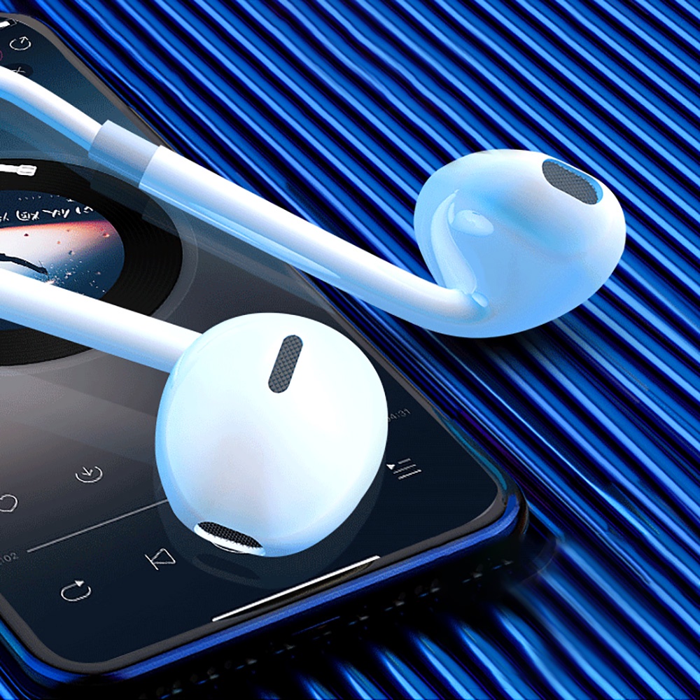 หูฟังมีสาย เชื่อมต่อผ่าน AUX 3.5 เลือกได้หลายสี ควบคุมสายสนทนา ไมโครโฟนชัด หลากสีให้เลือกU-19