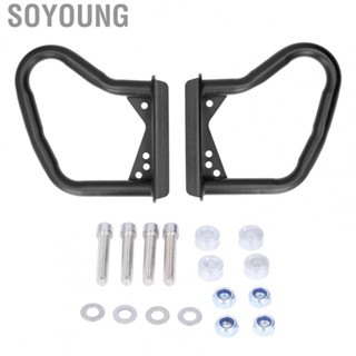 Soyoung Engine Bar Protection  Motorcycle Engine Crash Bars 25mm Diameter Black Iron Left Right  for Motorbike