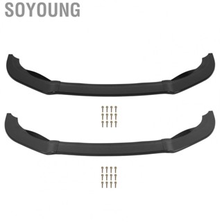 Soyoung K·SEEK DESIGN 3Sections Front Bumper Splitter Lip Replacement for MK6 R R20 20092013