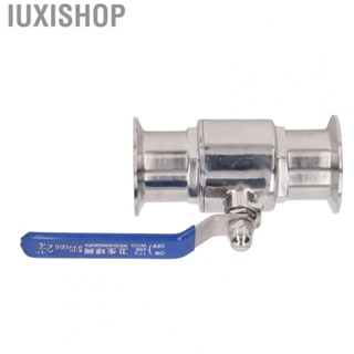 Iuxishop Sanitary Ball Valve  Stainless Steel Ball Valve Durable with Clamping Ferrule for Industrial Use