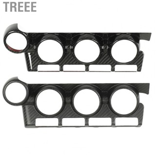 Treee AC Switch Control Panel Trim  Wear Proof Durable AC Control Panel Trim Cover Dry Carbon Fiber  for GR86