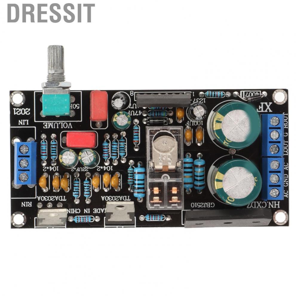 Dressit Power Amplifier Board  Professional Easy Installation Speaker Protection Support 2.0 Stereo 