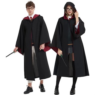 เสื้อคลุมคอสเพลย์แม่มด HARRY Magical Robe Four Magic College Styles สําหรับผู้ชาย ผู้หญิง