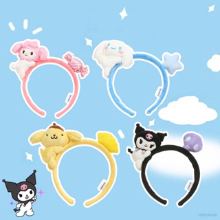 Ag ที่คาดผมตุ๊กตา Sanrio Kuromi Melody Cinnamoroll Purin น่ารัก ของขวัญ สําหรับเด็กผู้หญิง