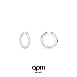 [พร้อมบรรจุภัณฑ์ที่สวยงาม] Apm Moncao ต่างหูสตั๊ด ประดับมุก ขนาดเล็ก ออกแบบดี ทันสมัย ของขวัญวันเกิด สําหรับผู้หญิง