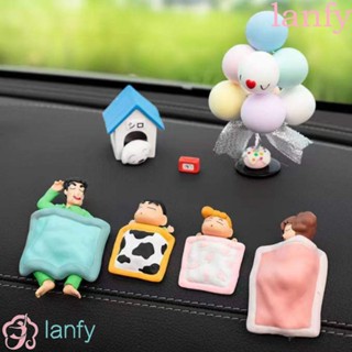 Lanfy โมเดลฟิกเกอร์ รูปการ์ตูนชินจังนอนหลับ Nohara ขนาดเล็ก ของเล่นสําหรับเด็ก