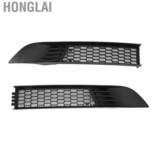 Honglai Air Inlet Vent Cover  Front Bumper Grille Good Ventilation ABS Matte Black  for Cars