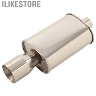 Ilikestore Exhaust Muffler Tip  Oval Stainless Steel Outlet Exhaust Tip  for Car