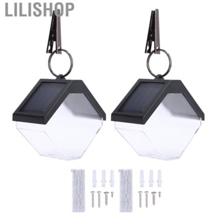 Lilishop Solar Landscape Spotlights Outdoor  RGB IP55  Solar Wall Lights  for Yard for Garden