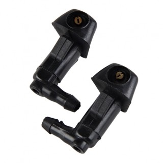 ⚡READYSTOCK⚡Spray Nozzle Window Replacement Black Plastic 2Pcs Car Auto Windshield