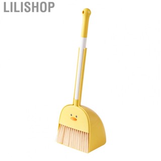 Lilishop Kids Mini Broom Dustpan Set Children Cartoon Broom Cleaning Tool Home Baby Learn Sweeping Toys