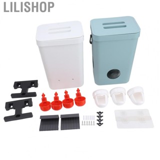 Lilishop Chicken Feeder Water Dispenser Automatic Poultry Breeding Watering