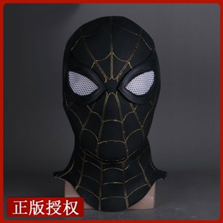 หน้ากากคอสเพลย์ Spiderman 3 Headgear Heroes No Return Black Gold สําหรับปาร์ตี้ฮาโลวีน