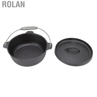 Rolan Camping Pot  Pre Seasoned Outdoor Cooking Pot  for Picnic for Hiking