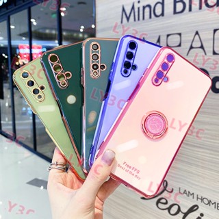 เคสโทรศัพท์มือถือ ชุบไฟฟ้า กันกระแทก พร้อมแหวนขาตั้ง สําหรับ Xiaomi Redmi 7A 10C A1 4G Plus K40 PRO NOTE 10S 11 11S PRO 5G