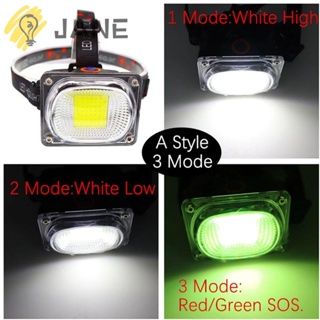 Jane COB ไฟหน้า LED ขนาดเล็ก ชาร์จ USB สําหรับซ่อมรถยนต์