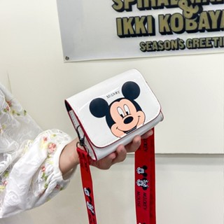 กระเป๋าสะพายไหล่ ลายการ์ตูน Disney Mickey Minnie Donald Duck น่ารัก สําหรับเด็ก 2023