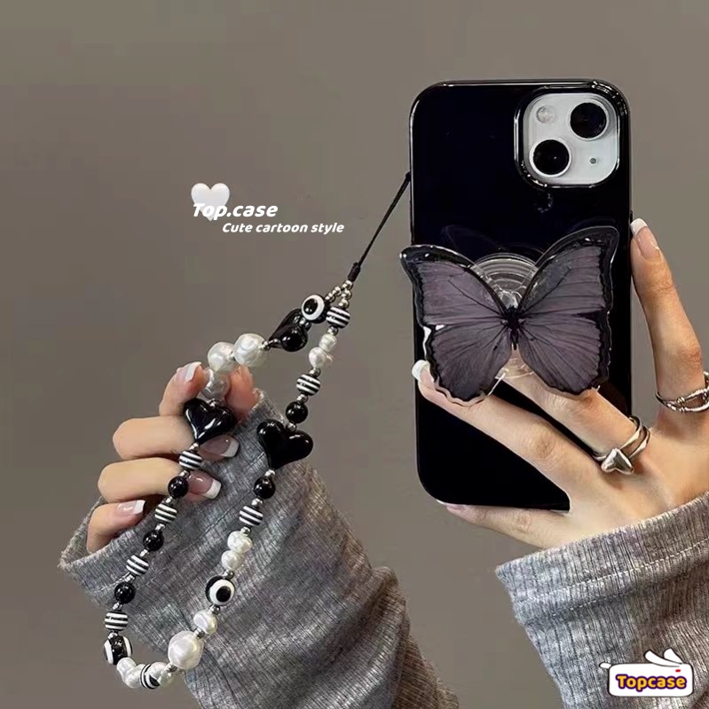 เคสป้องกันโทรศัพท์มือถือ ลายการ์ตูนผีเสื้อน่ารัก สําหรับ iPhone 14 13 12 11 Pro Max X XR Xs Max 8 7 6 6s Plus SE 2020