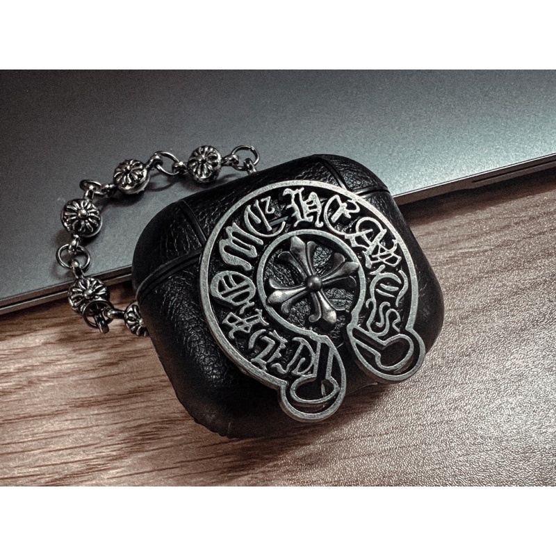 ฝาครอบโลโก้ลายนูน Airpod chrome heart - เคส airpod chrome heart