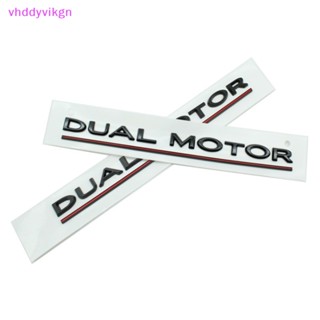 Vhdd สติกเกอร์ตราสัญลักษณ์ตัวอักษร VHDD DUAL MOTOR ประสิทธิภาพสูง สําหรับติดตกแต่งรถยนต์ Tesla Model 3