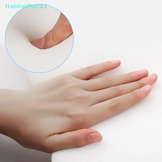 Habitatport หมอนรองคอ ลายกราฟฟิกขนตา แบบมืออาชีพ