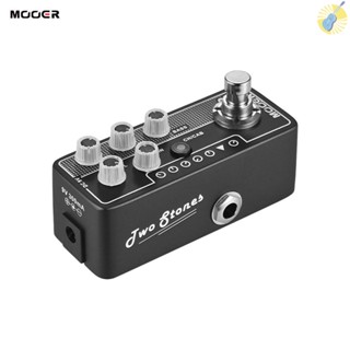 พร้อมส่ง MOOER MICRO Preamp Series 010 พรีแอมป์เอฟเฟคกีตาร์ดิจิทัล สองหิน สไตล์โมเดิร์น คลาสสิก