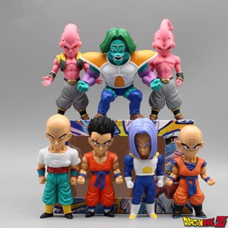 โมเดลฟิกเกอร์ Pvc รูปปั้น Dragon Ball Z Trunks Majin Buu Yamcha Krillin Zarbon Tien Shinhan Gk Wcf ของเล่นสําหรับเด็ก