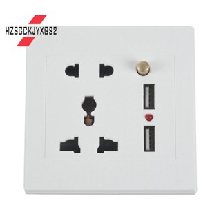 2.1a อะแดปเตอร์ซ็อกเก็ตชาร์จ USB คู่ แบบติดผนัง