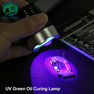 K-338 เครื่องมือซ่อมโทรศัพท์ USB UV กาวบ่มโคมไฟสีเขียวน้ํามันทําความร้อน