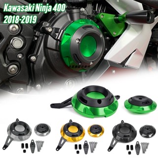 ฝาครอบป้องกันเครื่องยนต์ กันกระแทก สําหรับ Kawasaki Ninja Ninja400 Z400 EX400 18-23