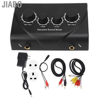 Jiabo Karaoke  Mixer  AC 100-240V Portable 50Hz 60Hz for Family Gatherings