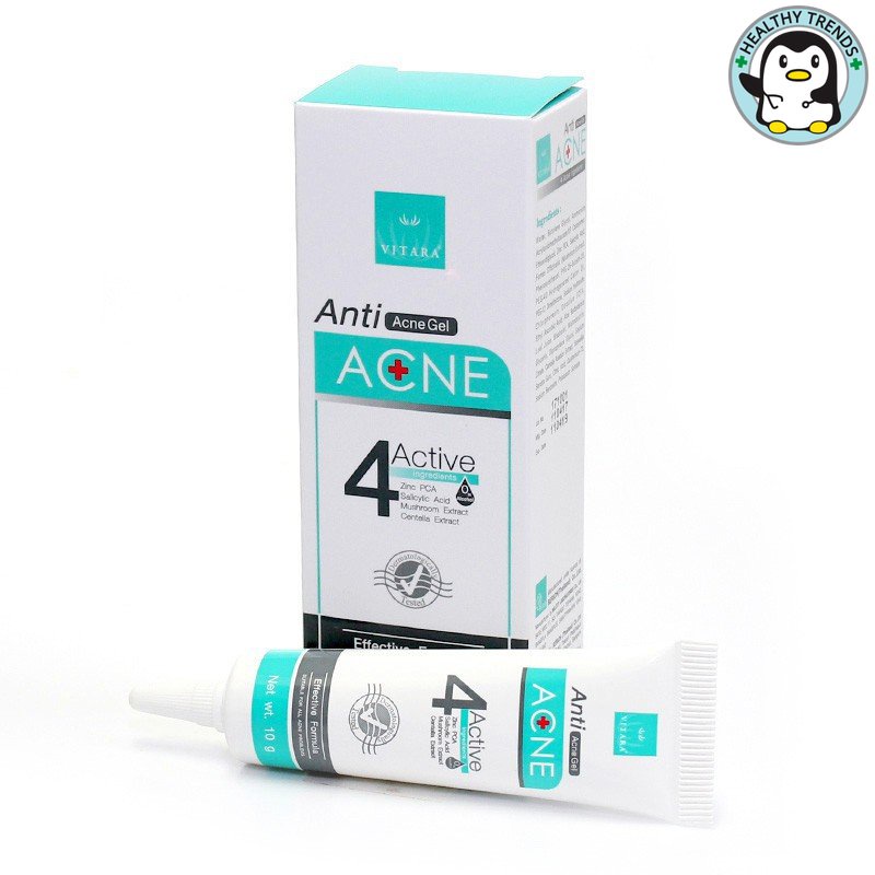 Acne Treatment 105 บาท Vitara Anti acne gel 4 active 2 in 1 10 gm. [HT] Beauty