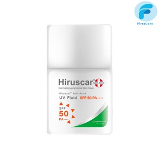 EXP:07/25 Hiruscar Anti Acne UV Fluid SPF 50 PA ++++ 25 ml.ฮีรูสการ์  ครีมกันแดด 25 มล. exp.07/25 [ First Care ]