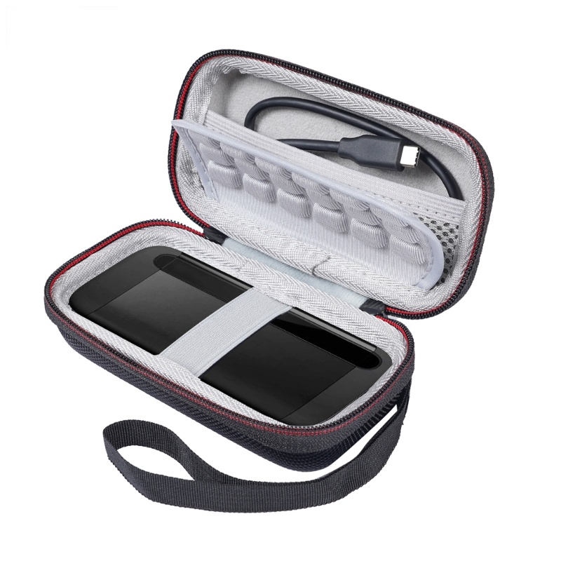 YXA เคสแข็ง EVA ทนทานสําหรับ Crucial X8 SSD กระเป๋ากระเป๋าถือ EVA พร้อมสายคล้องคอ