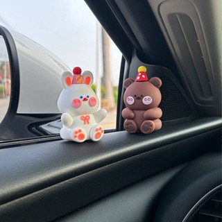 Douyin Online Influencer Popular Cute Sponge Baby Car Decoration Car Accessories Dashboard Decoration Female Gift Uhvl